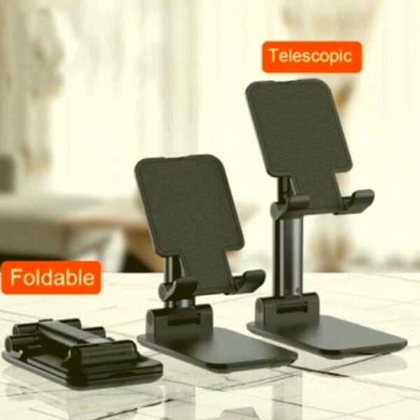 L 305 Desktop l-305 Foldable, Adjustable, Flexible Mobile Holder |Adjustable Height | Premier Quality Product | Flexible Stand | Pocket Size | Easy to Carry | Best for Study and Office Use | Compatible with all size Mobiles