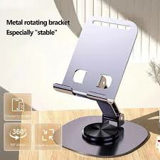 k 72 360-degree Rotate Metal Desk Mobile Phone & Tablet Holder Stand for Mobile or Tab