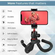 Octopus Tripod stand JM-801 Flexible Gorilla pod Tripod with 360° Rotating Ball Head for All DSLR, SLR Cameras, Micro Single, Mobile, Cell Phone(Without Clip/Holder)